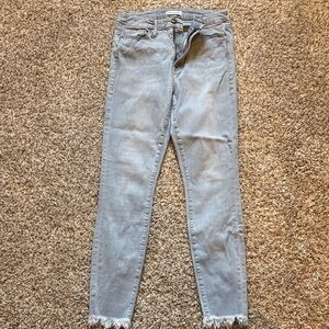 Good American Light Gray Skinny Jeans